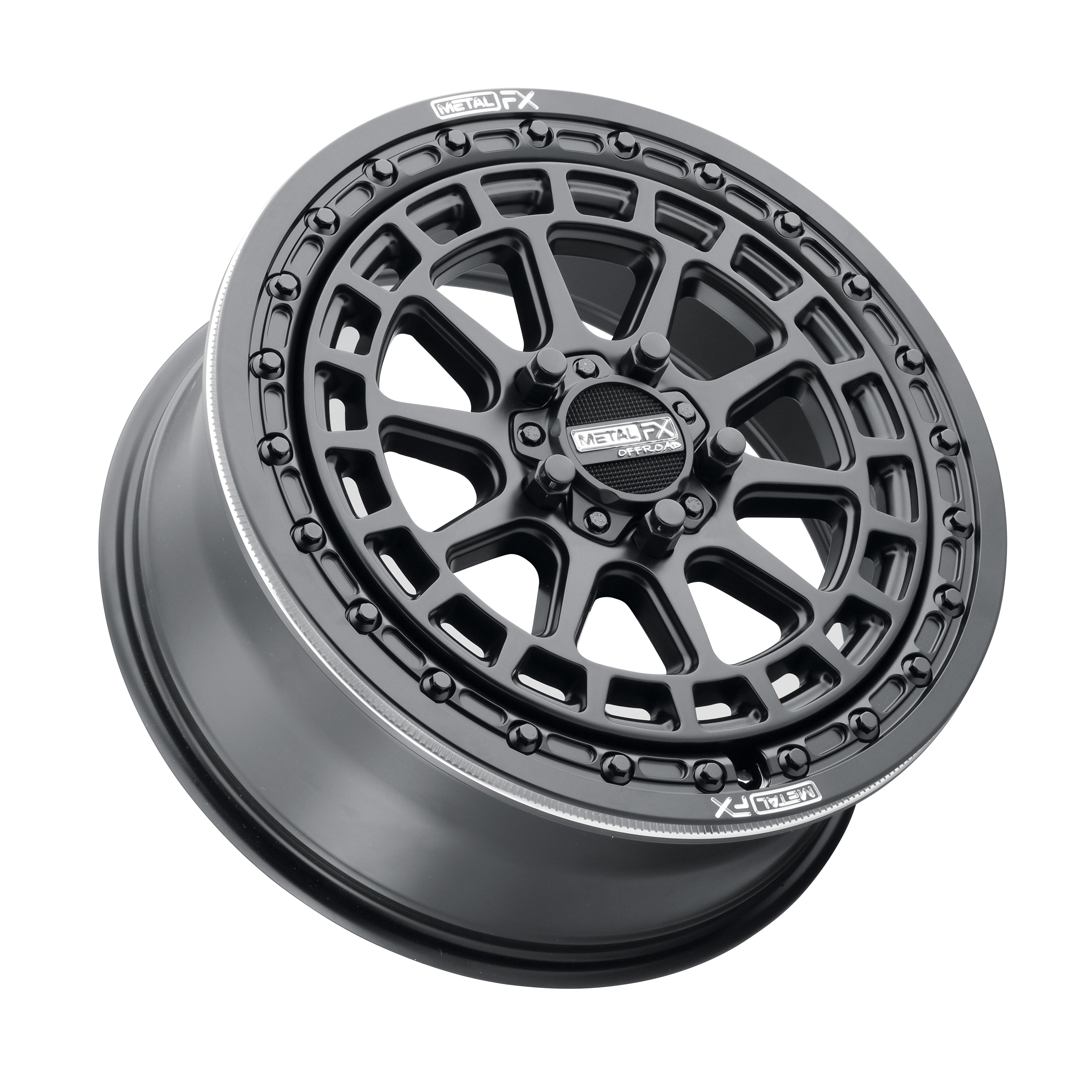 best 17" outlaw r beadlock, satin black at metal fx offroad