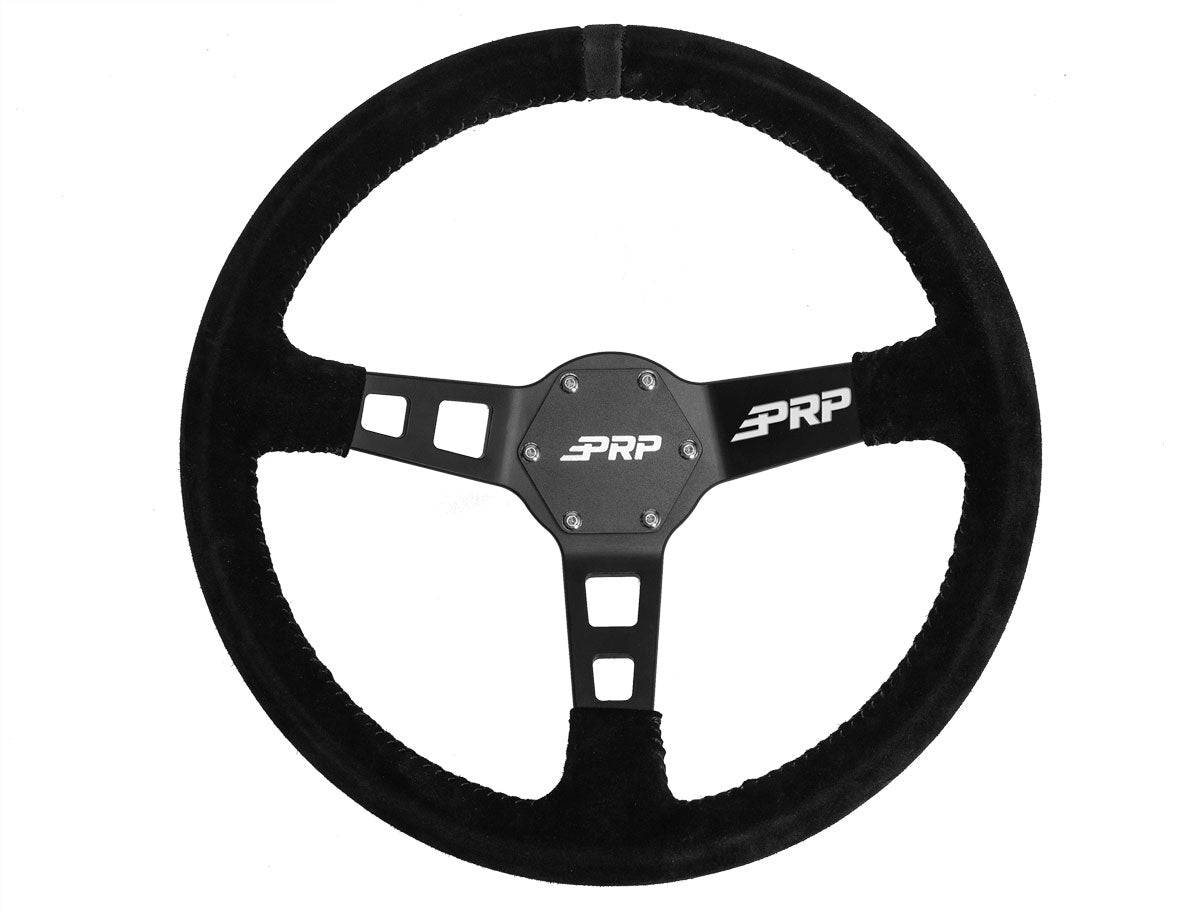 PRP Deep Dish Steering Wheel – SUEDE - G Life UTV Shop Parts
