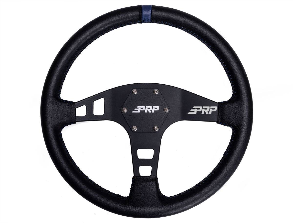 PRP Flat Steering Wheel – LEATHER - G Life UTV Shop Parts