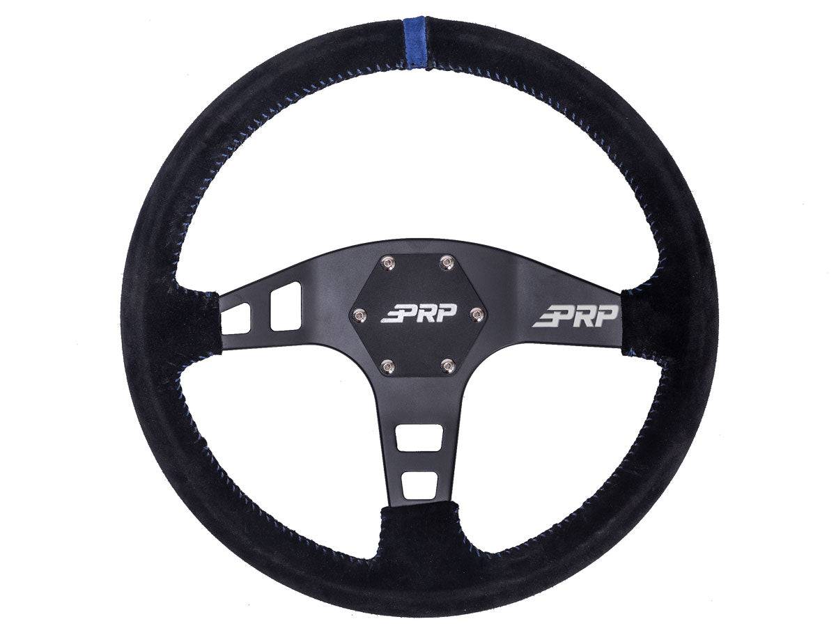 PRP Flat Steering Wheel – SUEDE - G Life UTV Shop Parts