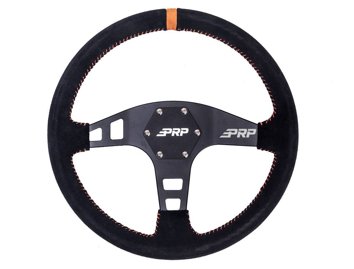 PRP Flat Steering Wheel – SUEDE - G Life UTV Shop Parts