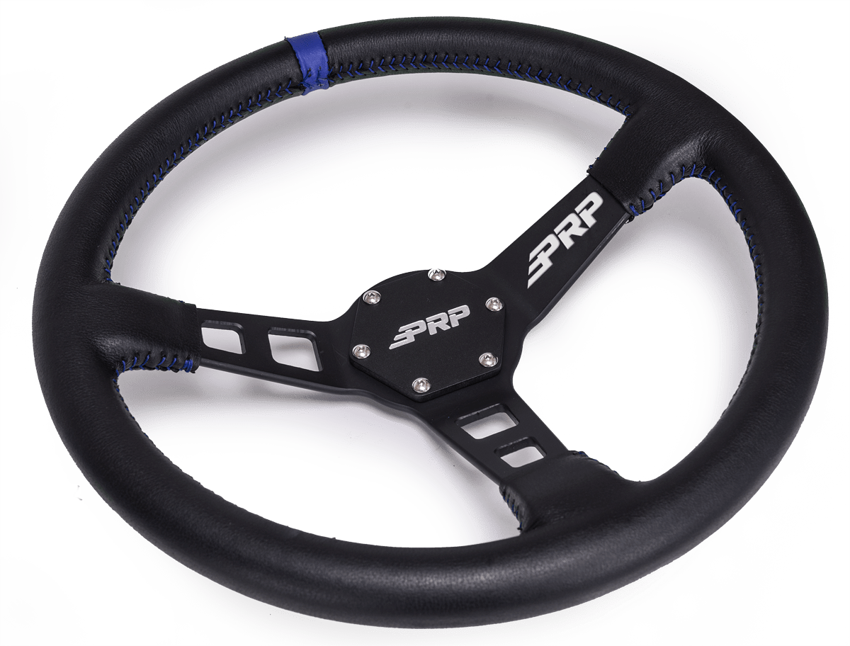 PRP Deep Dish Steering Wheel – LEATHER - G Life UTV Shop Parts