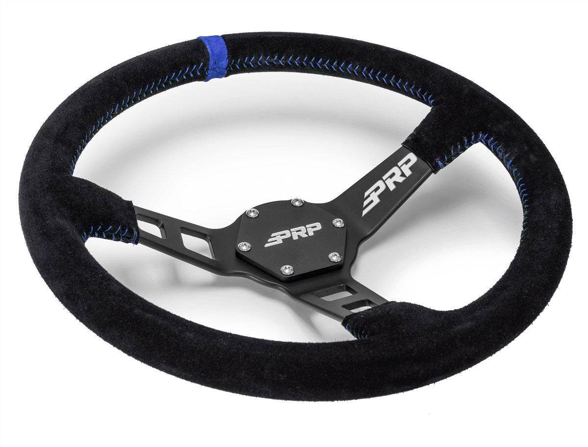 PRP Deep Dish Steering Wheel – SUEDE - G Life UTV Shop Parts