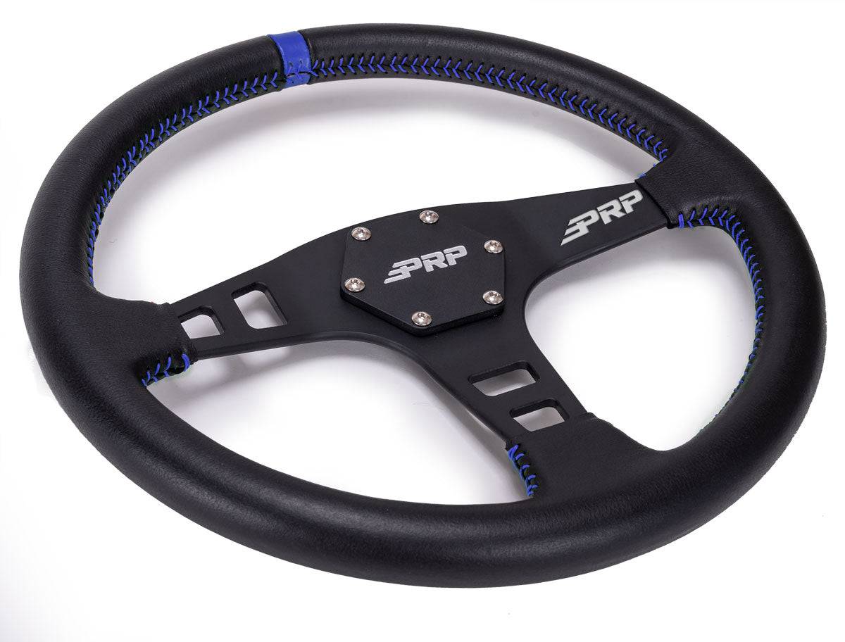 PRP Flat Steering Wheel – LEATHER - G Life UTV Shop Parts