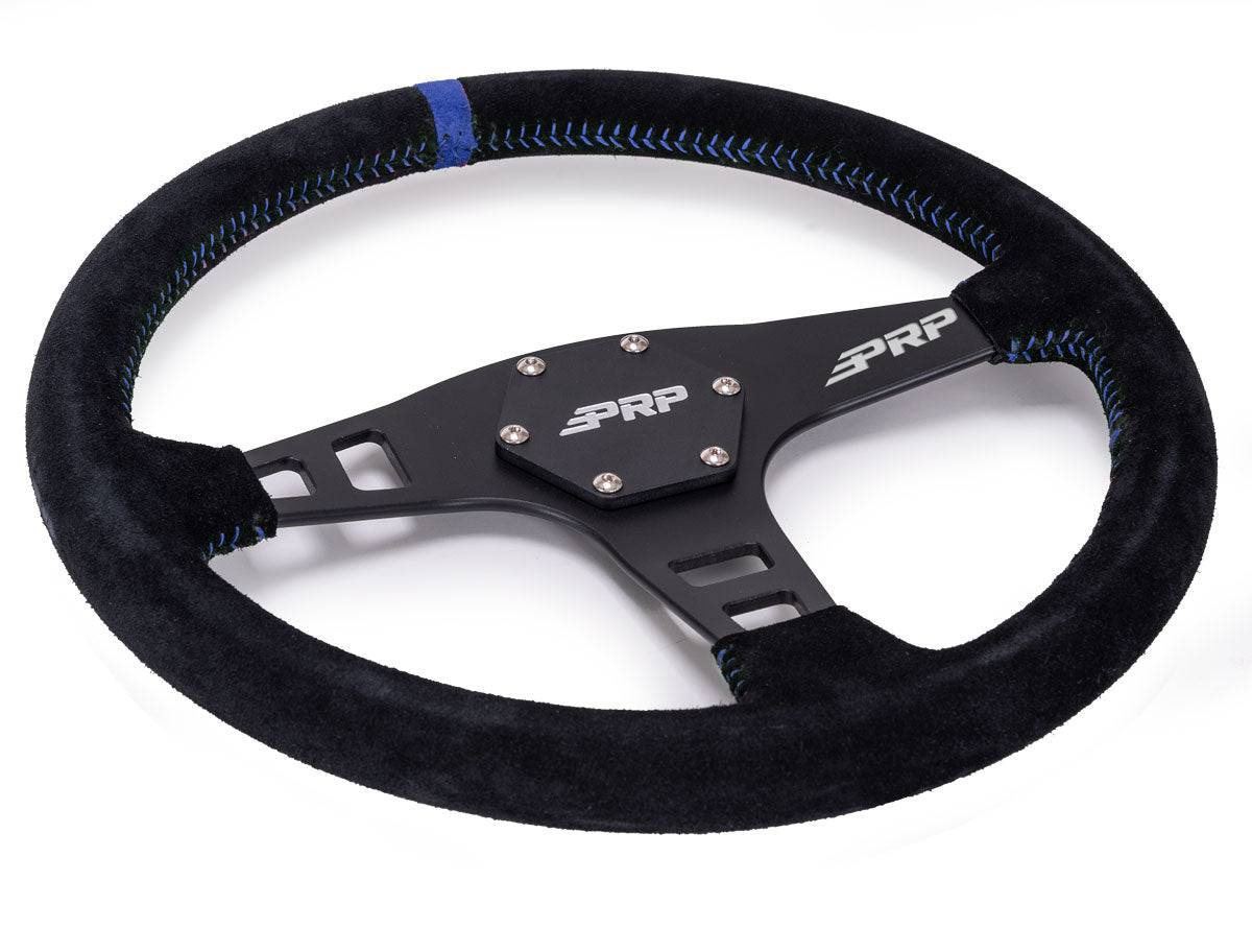 PRP Flat Steering Wheel – SUEDE - G Life UTV Shop Parts