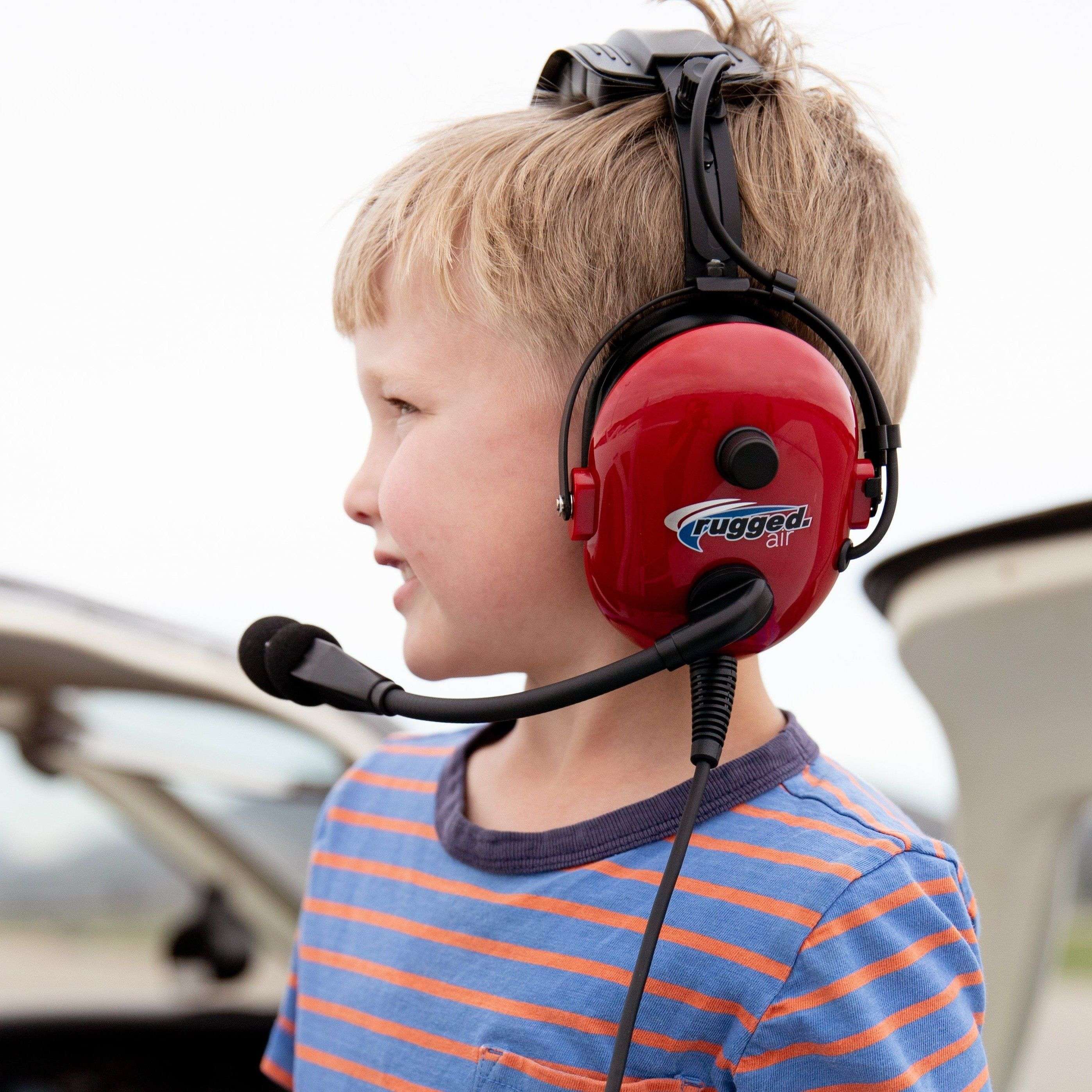 Rugged Air RA250 Children's General Aviation Pilot Headset