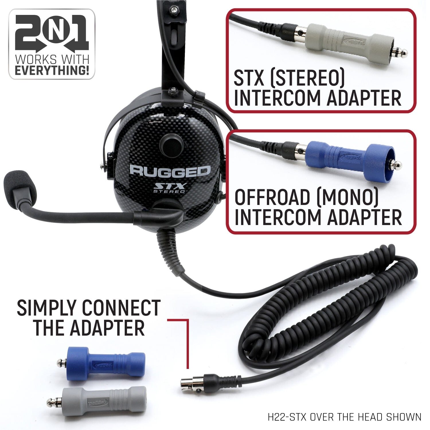 Expand to 4 Place with Behind The Head STX STEREO Headsets