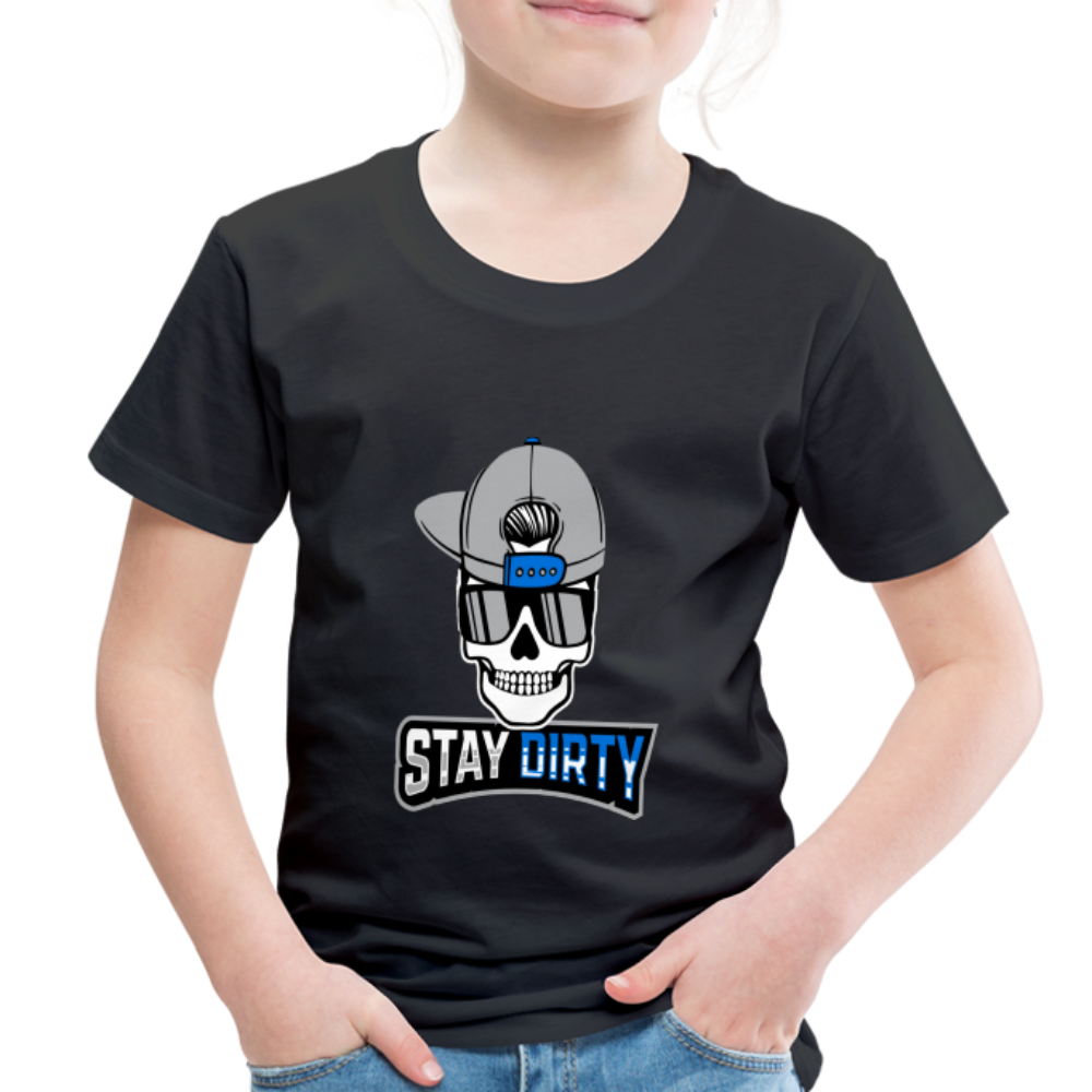 Boys Skull - Stay Dirty - Toddler Shirt