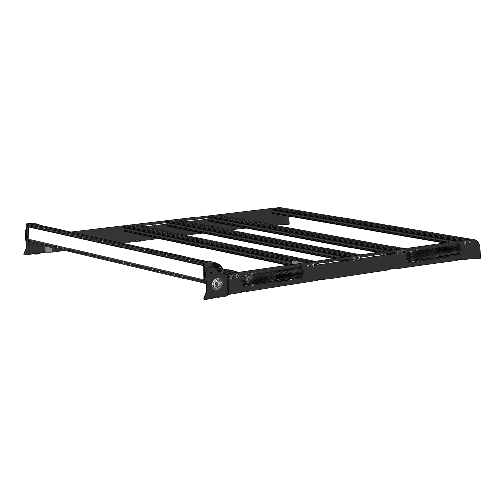 M-RACK KIT - 50" C-Series LED C50 - 300W Light Bar System - Side Blackout Plates - 18-24 Jeep JL Unlimited - #92183