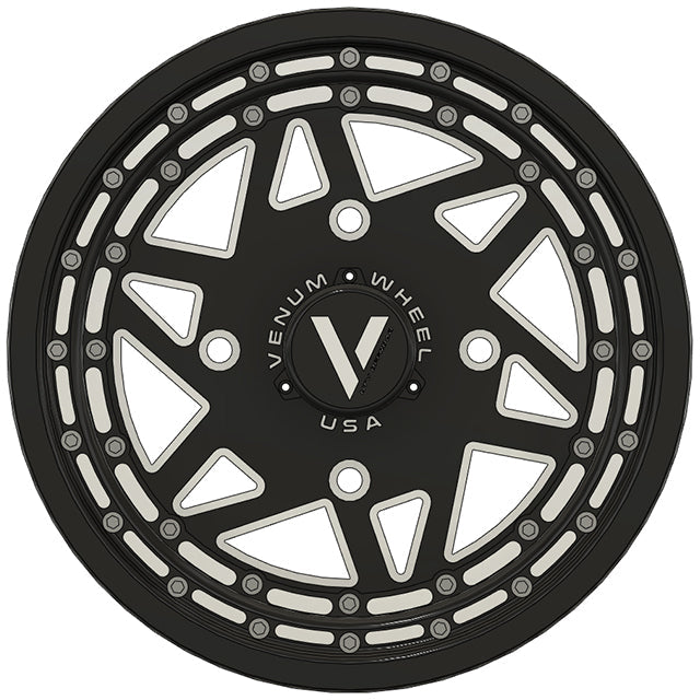 V-1 Beadlock UTV Wheels Lightweight Billet Aluminum For Can Am RZR YXZ