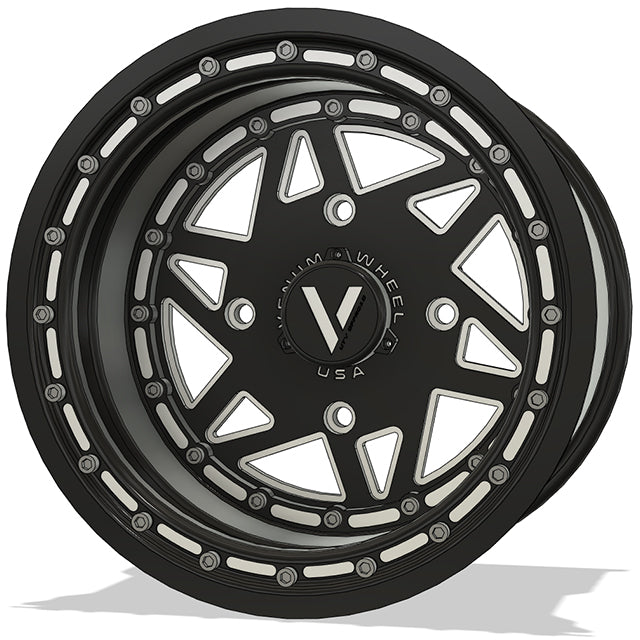 V-1 Beadlock UTV Wheels Lightweight Billet Aluminum For Can Am RZR YXZ