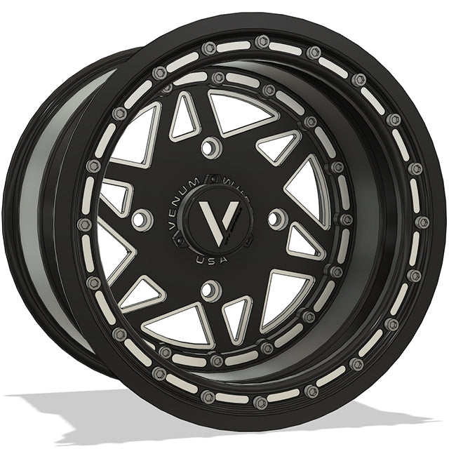 V-1 Beadlock UTV Wheels Lightweight Billet Aluminum For Can Am RZR YXZ