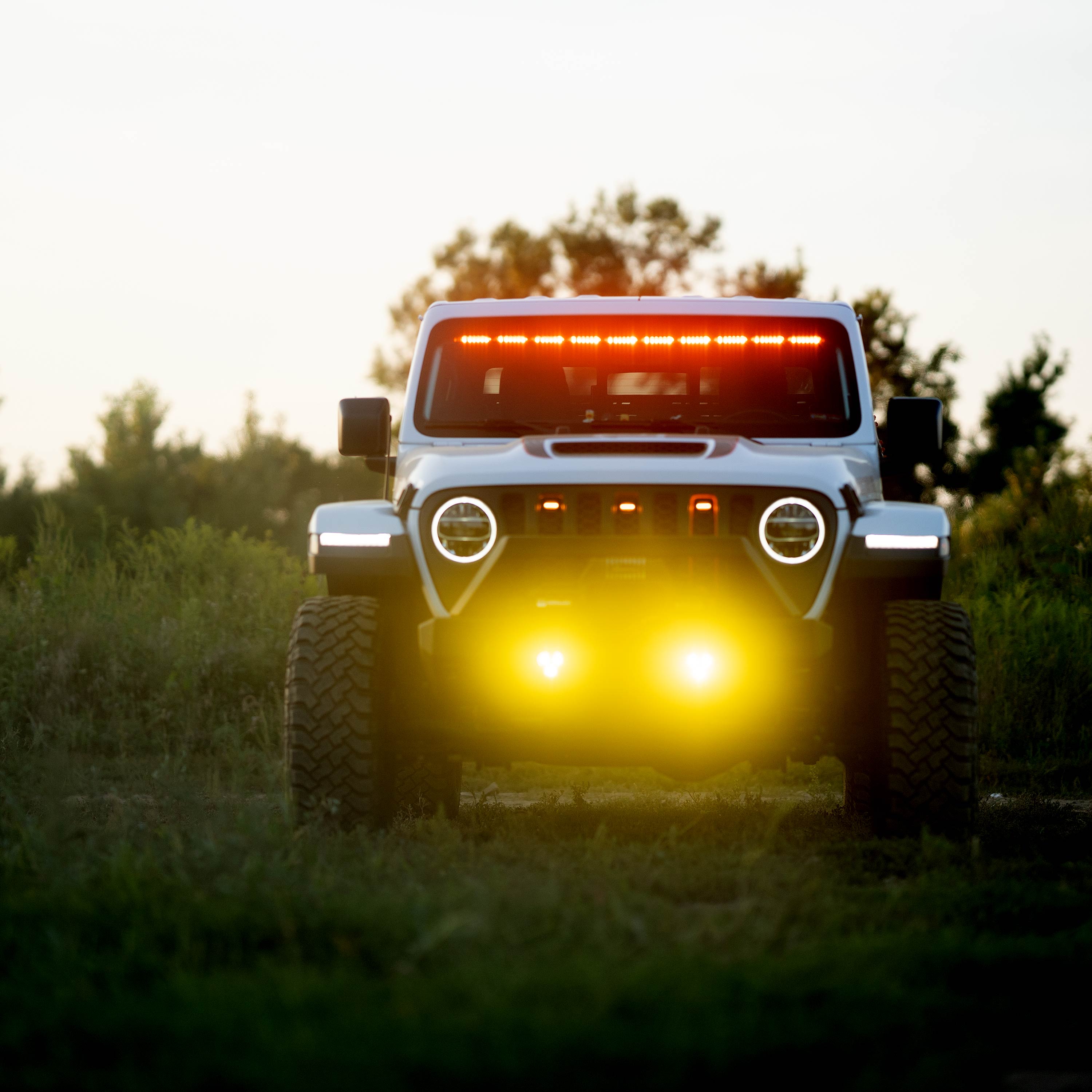 FLEX ERA® 3 Dual Mode SAE Fog Lights - 2-Light Master Kit - Jeep Aftermarket Bumpers - #97147