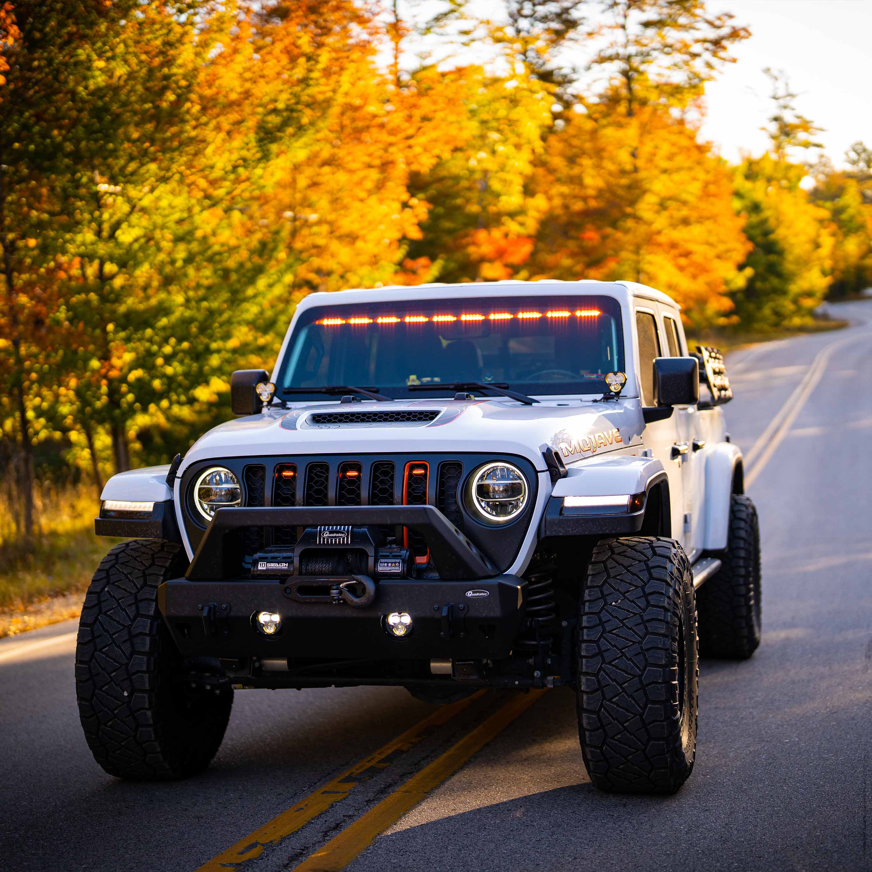 FLEX ERA® 3 Dual Mode SAE Fog Lights - 2-Light Master Kit - Jeep JK/JL/JT Steel Bumpers - #97149