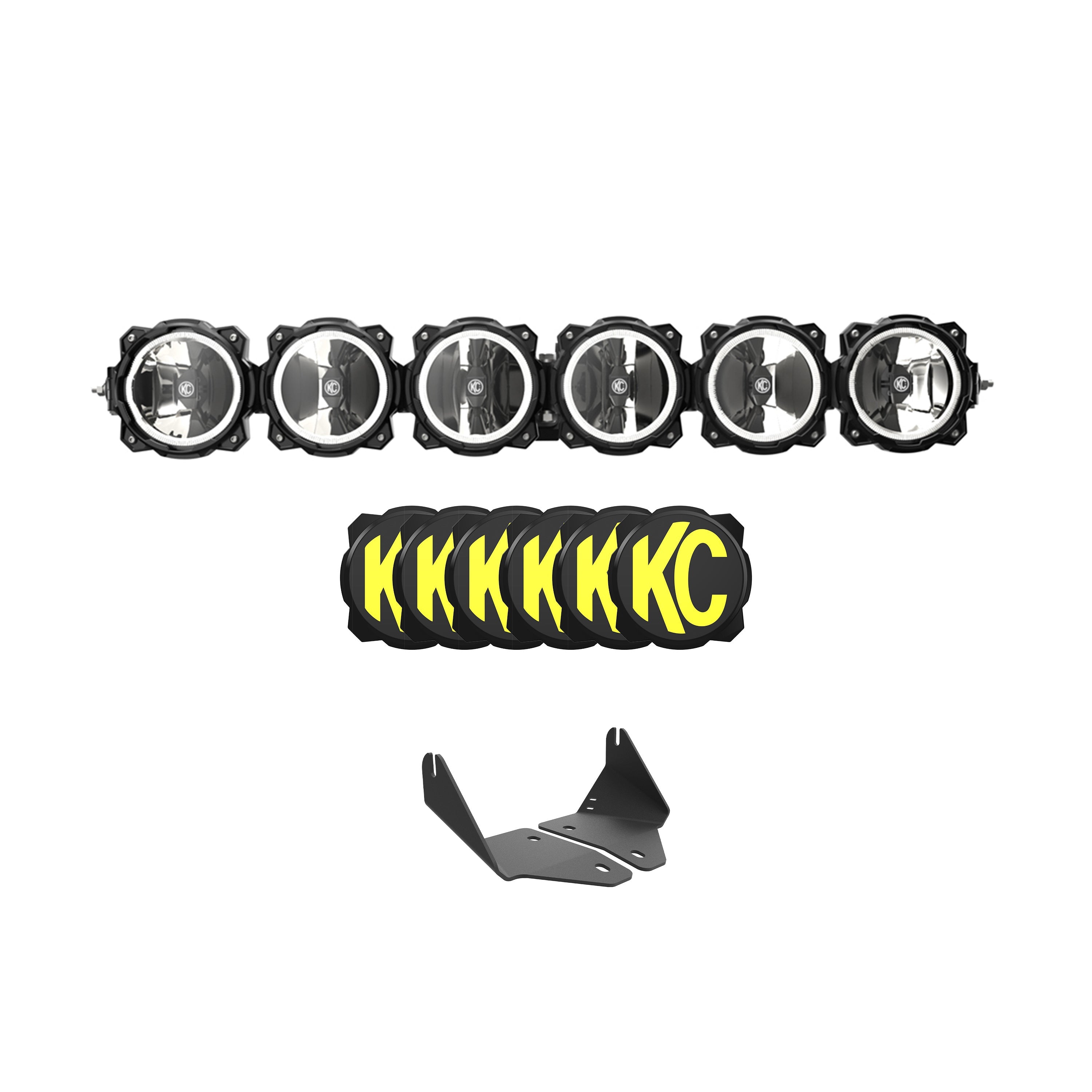 Polaris RZR Turbo R / Pro XP Light Bar Kit - 39" Pro6 Gravity® LED - 6-Light - Light Bar System - 120W Combo Beam - #91342
