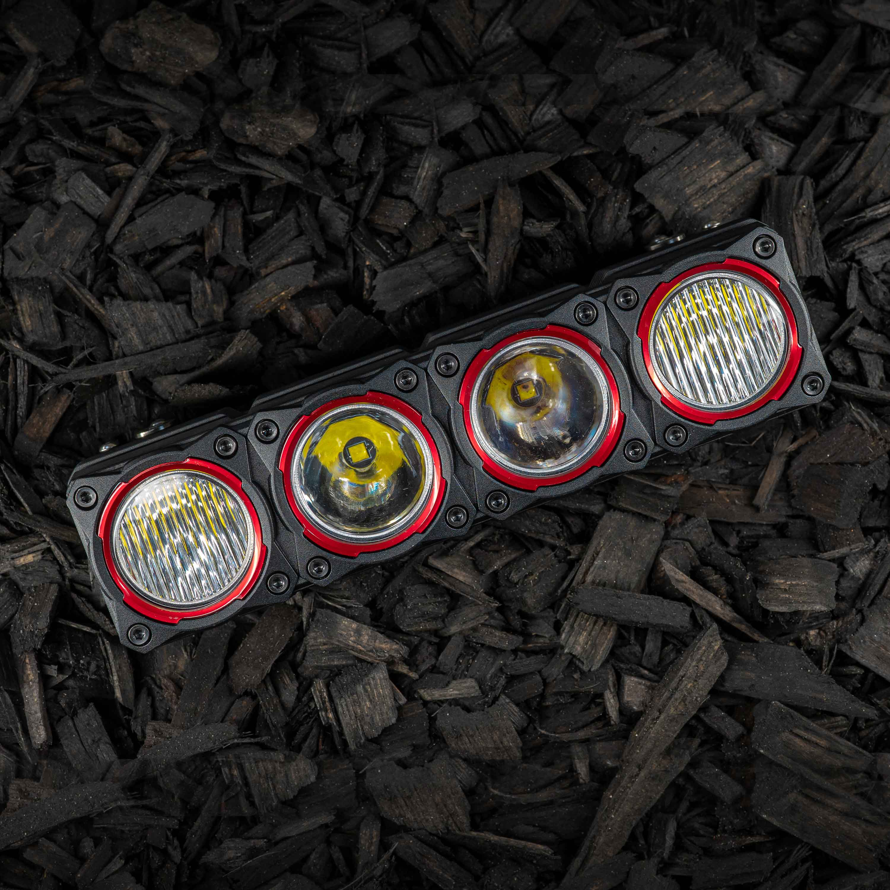 FLEX ERA® LED Light Bar - Bezel Kit for 10" Segments - Red - #30579
